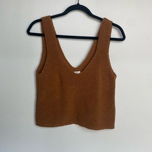 MadeWell Knit Cropped Top